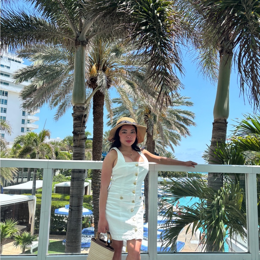 Reformation White Mini Dress - Picture 4 of 4